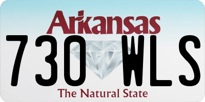 AR license plate 730WLS