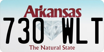 AR license plate 730WLT