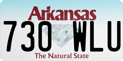 AR license plate 730WLU