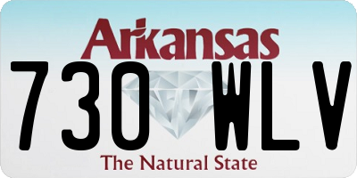 AR license plate 730WLV