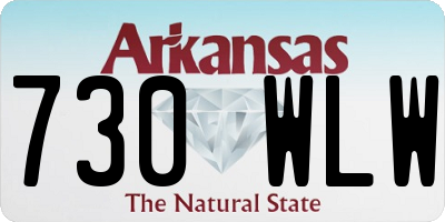 AR license plate 730WLW