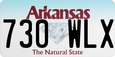 AR license plate 730WLX