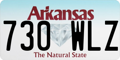 AR license plate 730WLZ