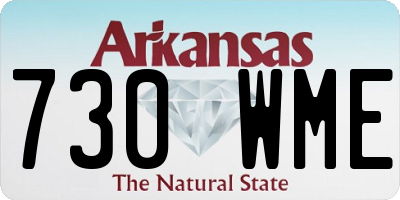 AR license plate 730WME