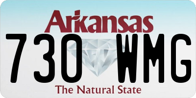 AR license plate 730WMG