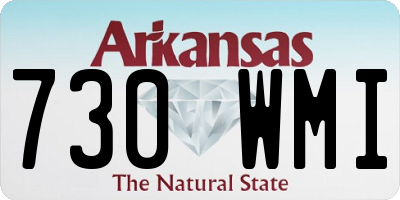 AR license plate 730WMI