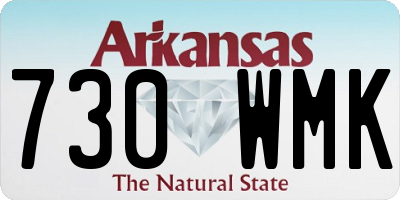 AR license plate 730WMK