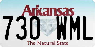 AR license plate 730WML