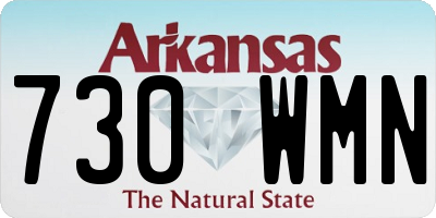 AR license plate 730WMN