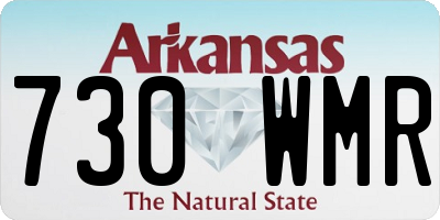 AR license plate 730WMR