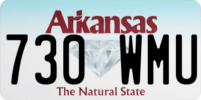 AR license plate 730WMU