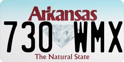 AR license plate 730WMX