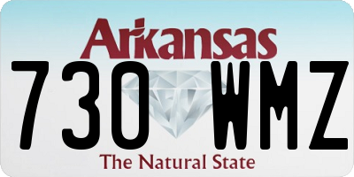 AR license plate 730WMZ