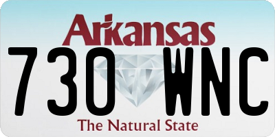 AR license plate 730WNC