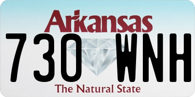 AR license plate 730WNH