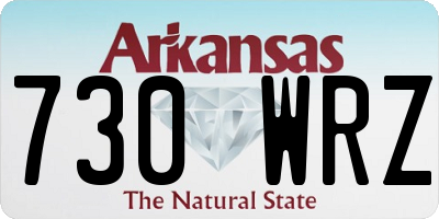 AR license plate 730WRZ