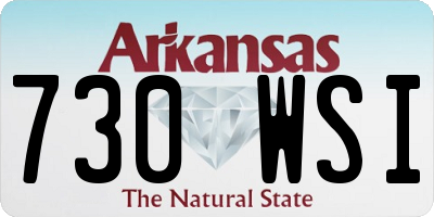 AR license plate 730WSI