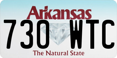 AR license plate 730WTC