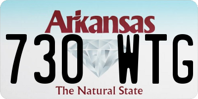 AR license plate 730WTG