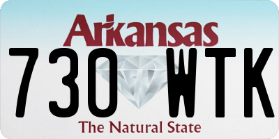 AR license plate 730WTK