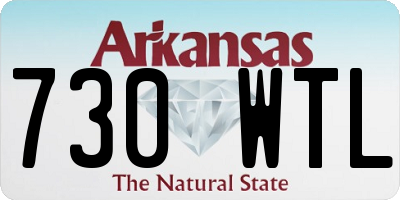 AR license plate 730WTL