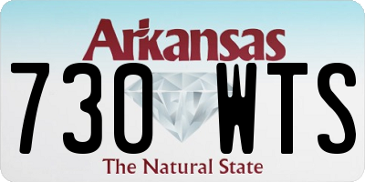 AR license plate 730WTS