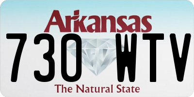 AR license plate 730WTV