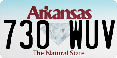 AR license plate 730WUV