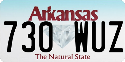 AR license plate 730WUZ