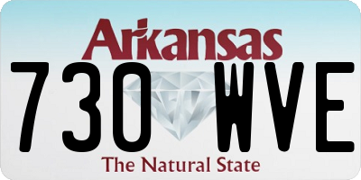 AR license plate 730WVE