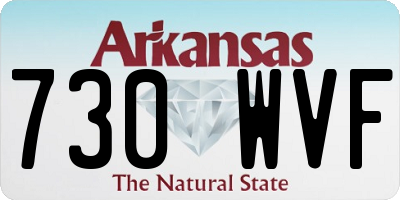 AR license plate 730WVF