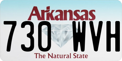 AR license plate 730WVH