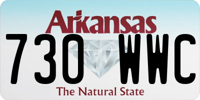 AR license plate 730WWC