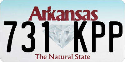 AR license plate 731KPP