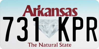 AR license plate 731KPR