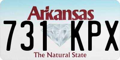 AR license plate 731KPX