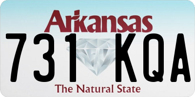 AR license plate 731KQA