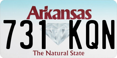 AR license plate 731KQN