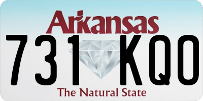 AR license plate 731KQO
