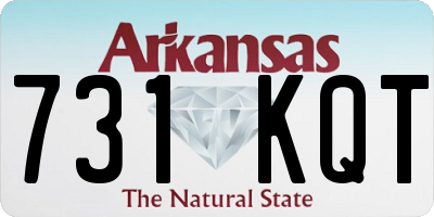 AR license plate 731KQT