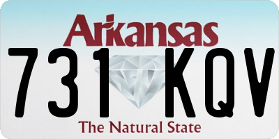 AR license plate 731KQV