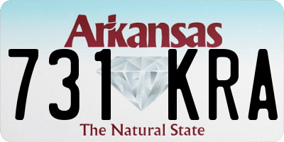 AR license plate 731KRA