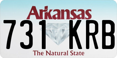 AR license plate 731KRB