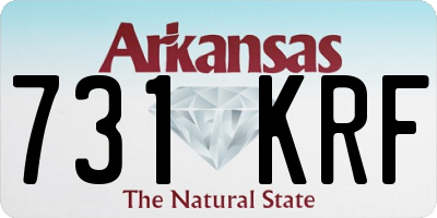 AR license plate 731KRF