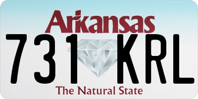 AR license plate 731KRL