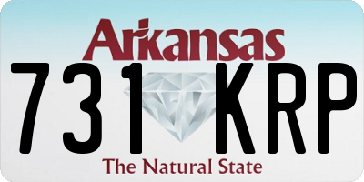 AR license plate 731KRP