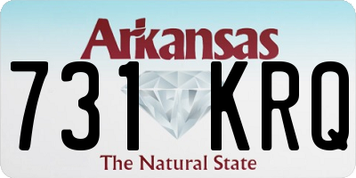 AR license plate 731KRQ