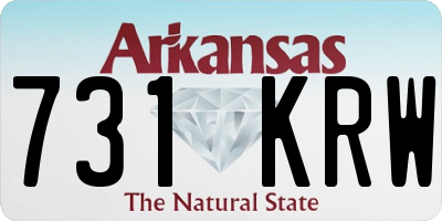 AR license plate 731KRW