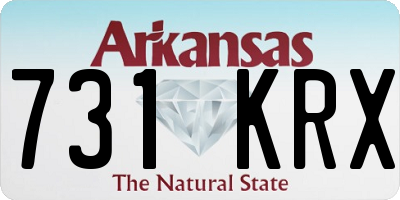 AR license plate 731KRX