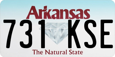 AR license plate 731KSE